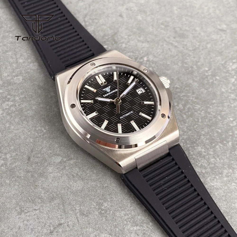 Tandorio Engineer Watch TD331B Seiko NH35 Sapphire Dress 40MM