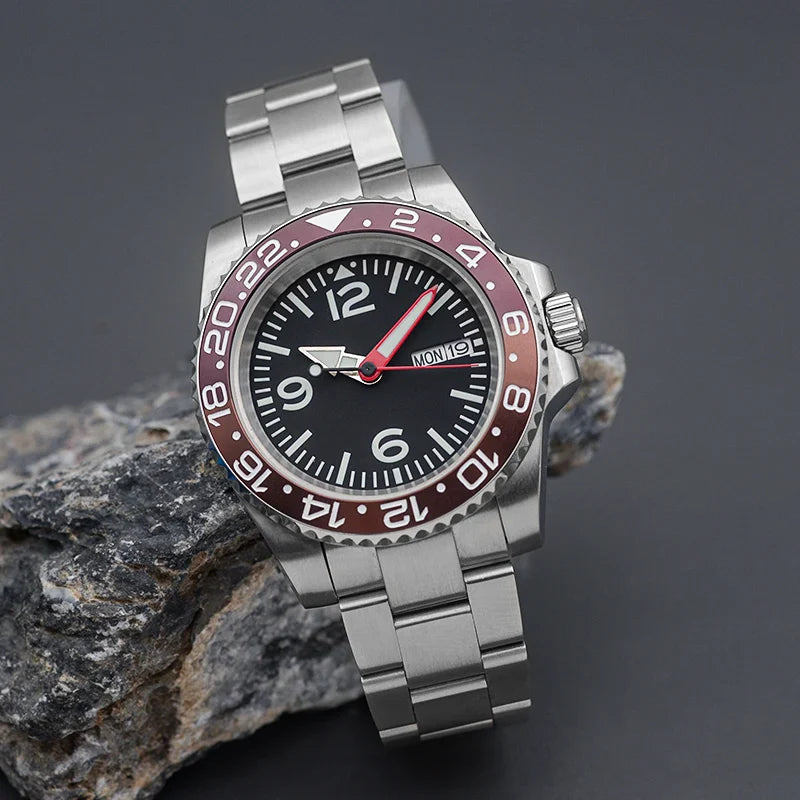 Sterile Submariner Sea Dweller Yacht master NH36 Automatic C3 Lume Sapphire 10bar 41MM