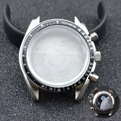 39.7mm watches metal case FIT VK63 movement case watch accessories watch parts Fits 20mm strap Watch Box