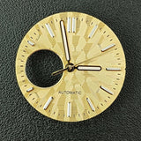 NH38 Watch Dial  man watch Custom logo dial green luminous suitable for NH38 movement watch accessories