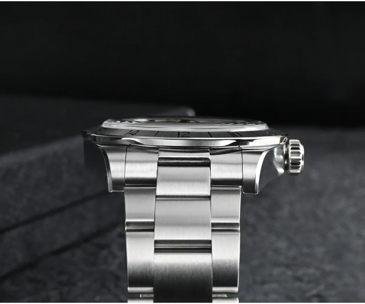 San Martin SN0054G GMT Pink Dial BB  39mm NH34 Automatic Watch 10Bar AR Sapphire BGW9 Lume