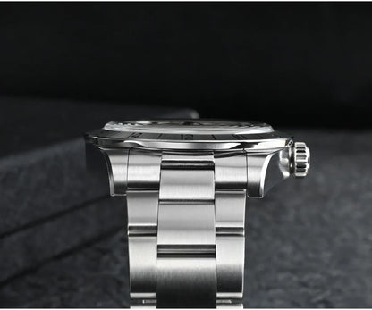 San Martin SN0054G GMT Pink Dial BB  39mm NH34 Automatic Watch 10Bar AR Sapphire BGW9 Lume