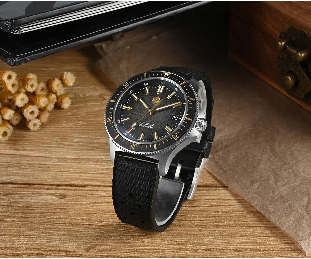 San Martin Diver SN0118G 40mm Original Design Fruit Series  NH35 Automatic 20Bar AR Sapphire BGW Luminous SN0118