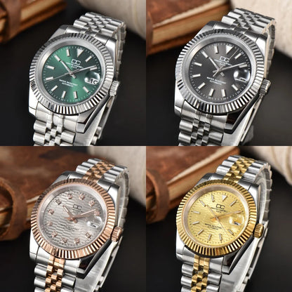 28.5mm Watch Dial For NH 35 NH36 Movements Green Luminous Single/No Date just Calendar Dial Roman Men Watches Accessories