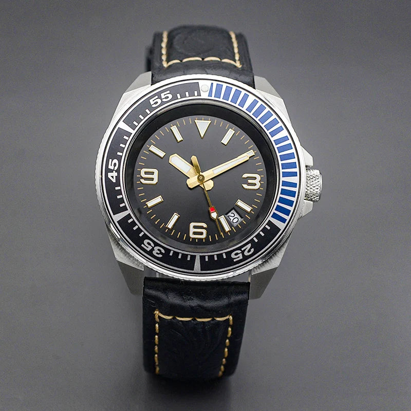 Sterile King Samurai Watch C3 Luminous Sapphire NH35 Automatic Diver 20Bar 43MM