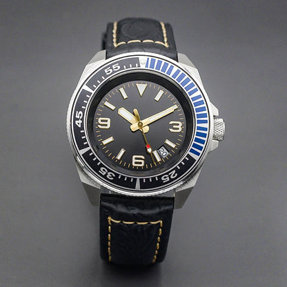Sterile King Samurai Watch C3 Luminous Sapphire NH35 Automatic Diver 20Bar 43MM