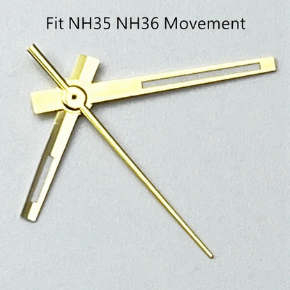 NH35 Silver/Rose gold Watch Luminous Hands Fit NH35 NH36 ETA2836 2824 DG2813 3804 Miyota8215 8205 821A Movement Automatic