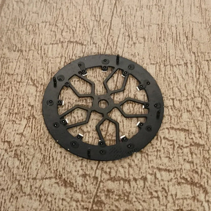 28.5MM Skeleton Hollowed Watch Dial Modified Watch Accessories Without Luminous Gold Silver Nails Watch Faces for NH70 Movement