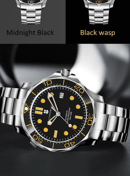 CORGEUT 2023 Seamaster 40mm NH35 Automatic 5bar Sapphire Diver Ceramic Bezel