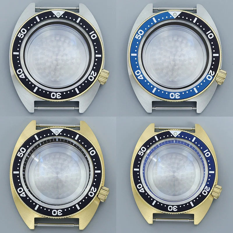 41mm NH35 Watch Case Stainless Steel Accessories For NH35 NH34 Mod Abalone NH36 NH70 Movement 28.5mm Dial Sapphire Crystal Glass