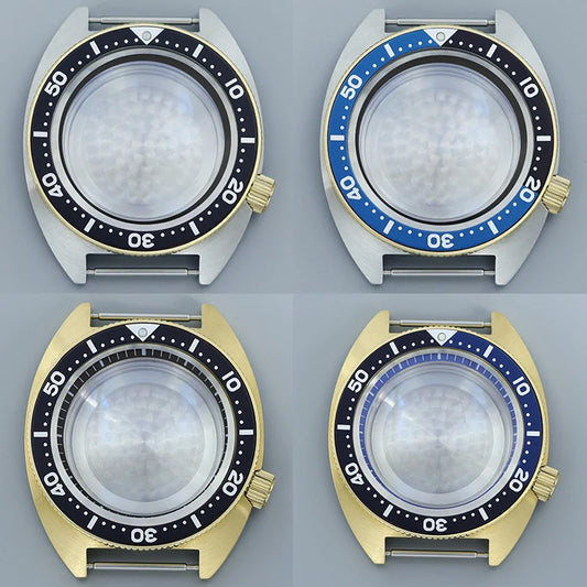 41mm NH35 Watch Case Stainless Steel Accessories For NH35 NH34 Mod Abalone NH36 NH70 Movement 28.5mm Dial Sapphire Crystal Glass