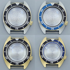 41mm NH35 Watch Case Stainless Steel Accessories For NH35 NH34 Mod Abalone NH36 NH70 Movement 28.5mm Dial Sapphire Crystal Glass