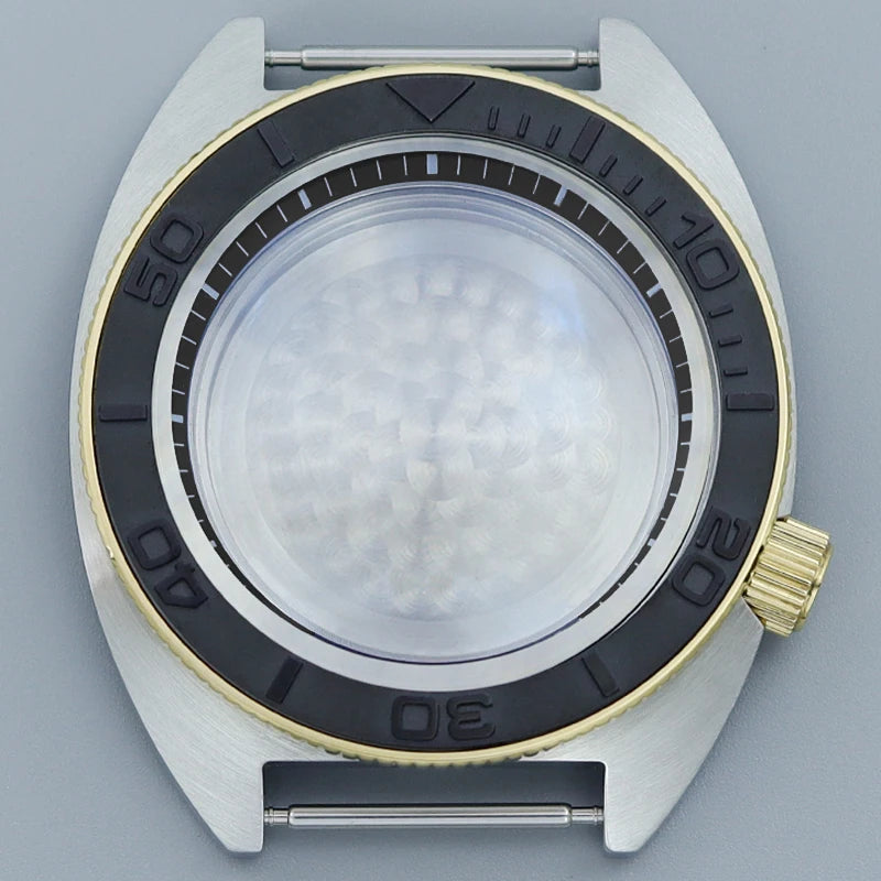 41mm NH35 Watch Case Stainless Steel Accessories For NH35 NH34 Mod Abalone NH36 NH70 Movement 28.5mm Dial Sapphire Crystal Glass