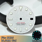 NH35 Dial Watch NH35 SUB Dials 28.5mm Dials Blue Luminous Single Calendar Multi-color Watches Replacement Accessories NH34 Dials