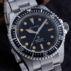 Baltany 39MM Dive Watch Man S3075 MilSubmariner Homage Watch  20Bar Waterproof Stainless Steel Bracelect NH38 Auto Sports Watch