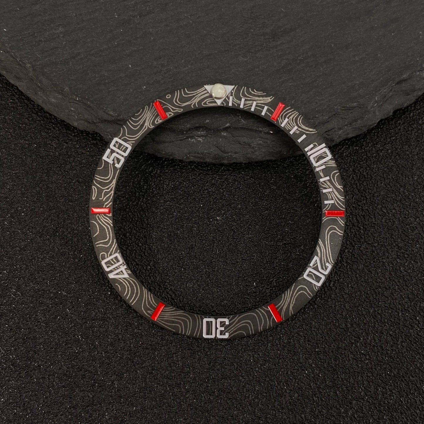 NH35 38-30.5mm bezel insert red Hands Watch Hands Blue Green Luminous Red Green Blue Hands For NH35/36/4R/7S Movement Watches Parts