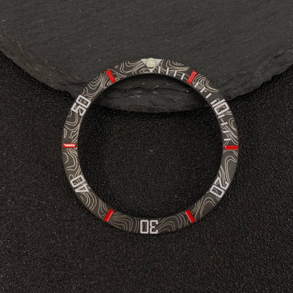 NH35 38-30.5mm bezel insert red Hands Watch Hands Blue Green Luminous Red Green Blue Hands For NH35/36/4R/7S Movement Watches Parts