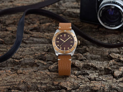 Baltany Bronze Bezel Watch S4030 NH38 20Bar Sailing Diver AR Sapphire 40MM Diver