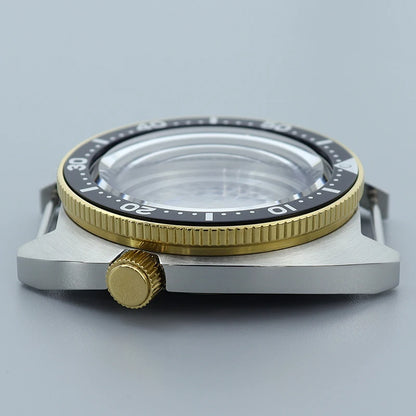 41mm NH35 Watch Case Stainless Steel Accessories For NH35 NH34 Mod Abalone NH36 NH70 Movement 28.5mm Dial Sapphire Crystal Glass