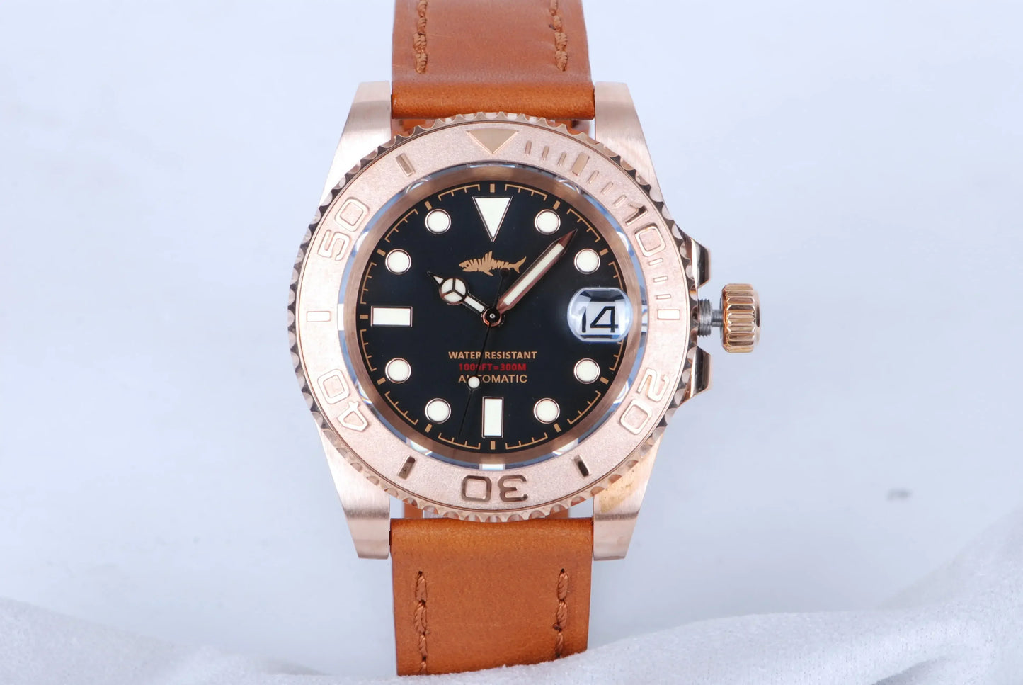 HEIMDALLR Bronze Diver Watch HMCR21 NH36 Automatic Sapphire BGW-9 Lume 44MM Yachmaster 30Bar