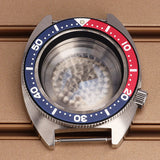 41mm Modified Turtle Watch Case Sapphire For Abalone/tuna mouth 6105 Captain Willard TMI NH35 NH36 NH38 4R Movement Stainless Steel Watch Accessories