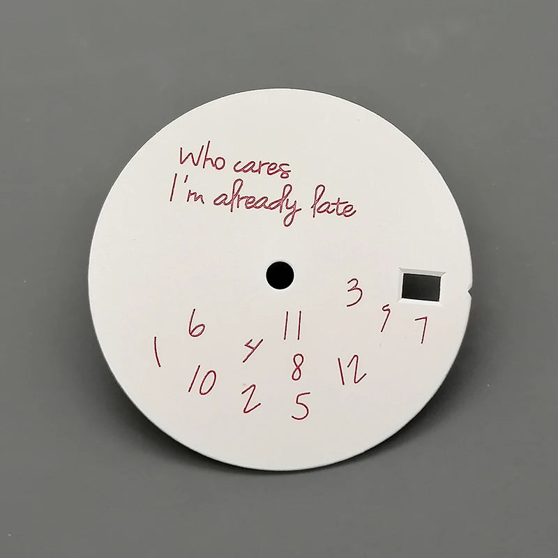 Dial 28.5mm DIY Watch Dial Fits NH35 NH36 Japan Movement SKX007 SKX009 SRPD Watch Case Dial Replace Parts