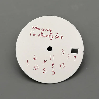 Dial 28.5mm DIY Watch Dial Fits NH35 NH36 Japan Movement SKX007 SKX009 SRPD Watch Case Dial Replace Parts