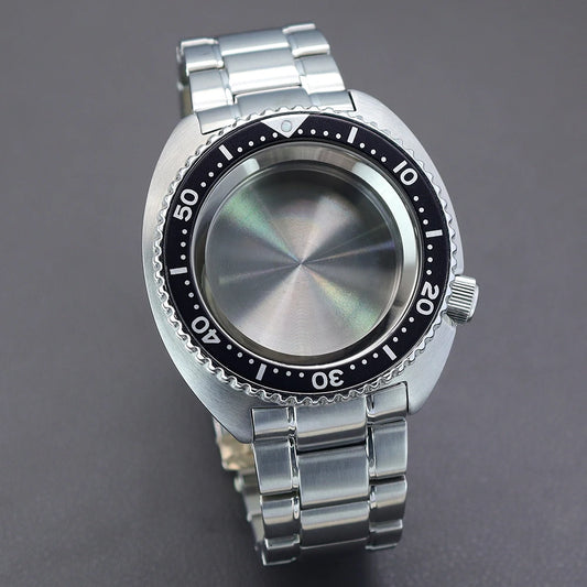 45mm Men's Watch nh35 Cases For NH35 NH36 Modified Abalone NH34 nh38 nh70 4R36 Movement 28.5mm Dial Sapphire Crystal Waterproof