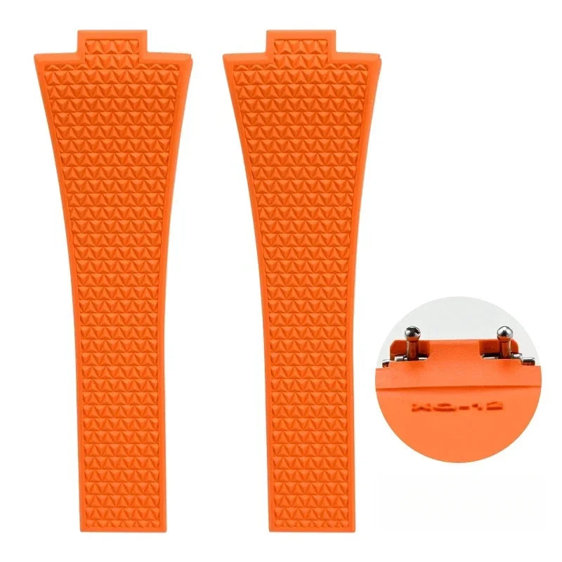 PRX watch band Quick Release  11mm 12mm T137.407/T137.410 Super Player Fluoro rubber FKM Watch Strap Bracelet