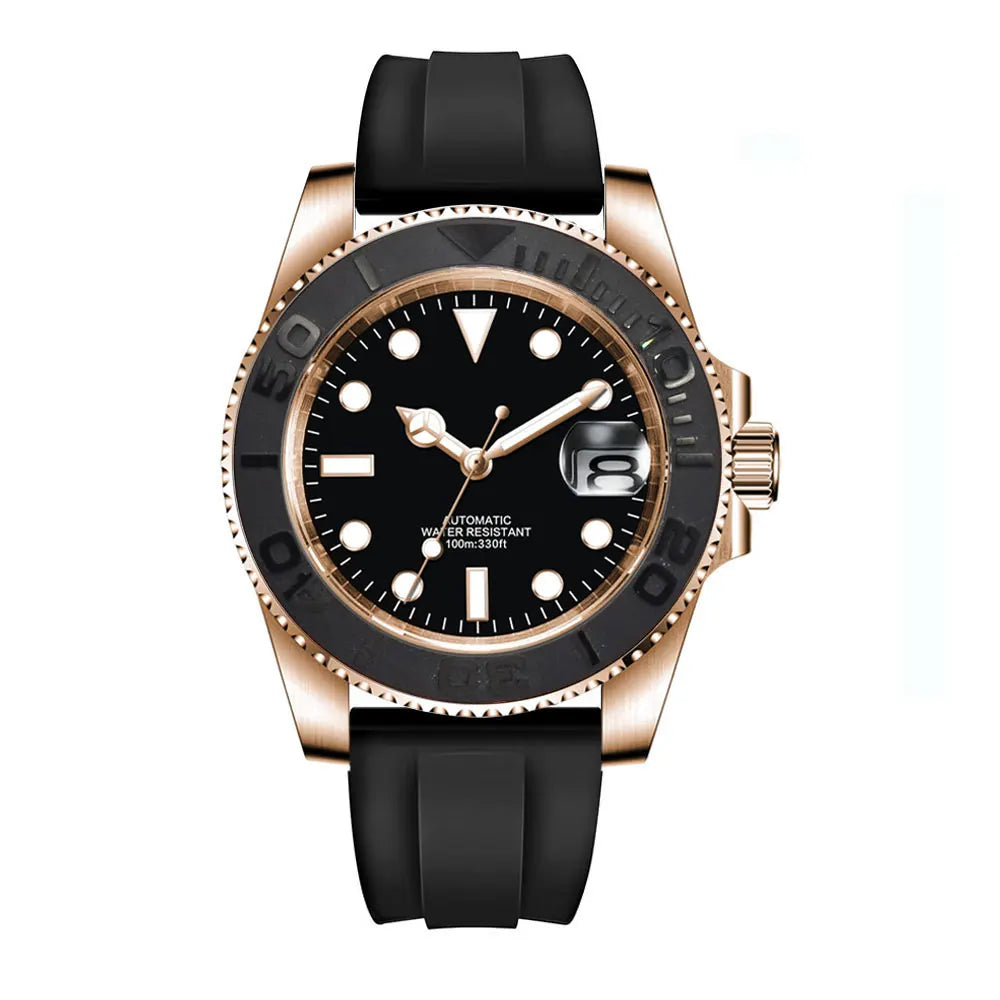 Corgeut Yacht Watch CG3002 sapphire  NH35  Miyota 8215 Brushed Ceremic Bezel 40mm 10Bar