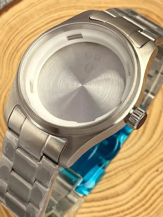 20ATM 39mm Stainless Steel Pilot Brushed Watch Case Sapphire Glass Fit NH35 NH36A ETA2824 PT5000 Automatic Movement