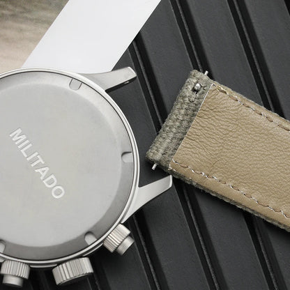 Militado ML1868KF Chronograph Watch  VK67 Quartz 10Bar 39MM Multifunction Military Watch BGW 9 Lume