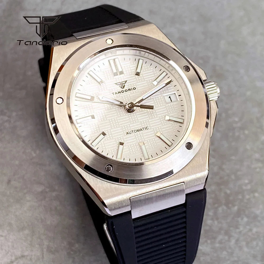 Tandorio Engineer Watch TD331B Seiko NH35 Sapphire Dress 40MM