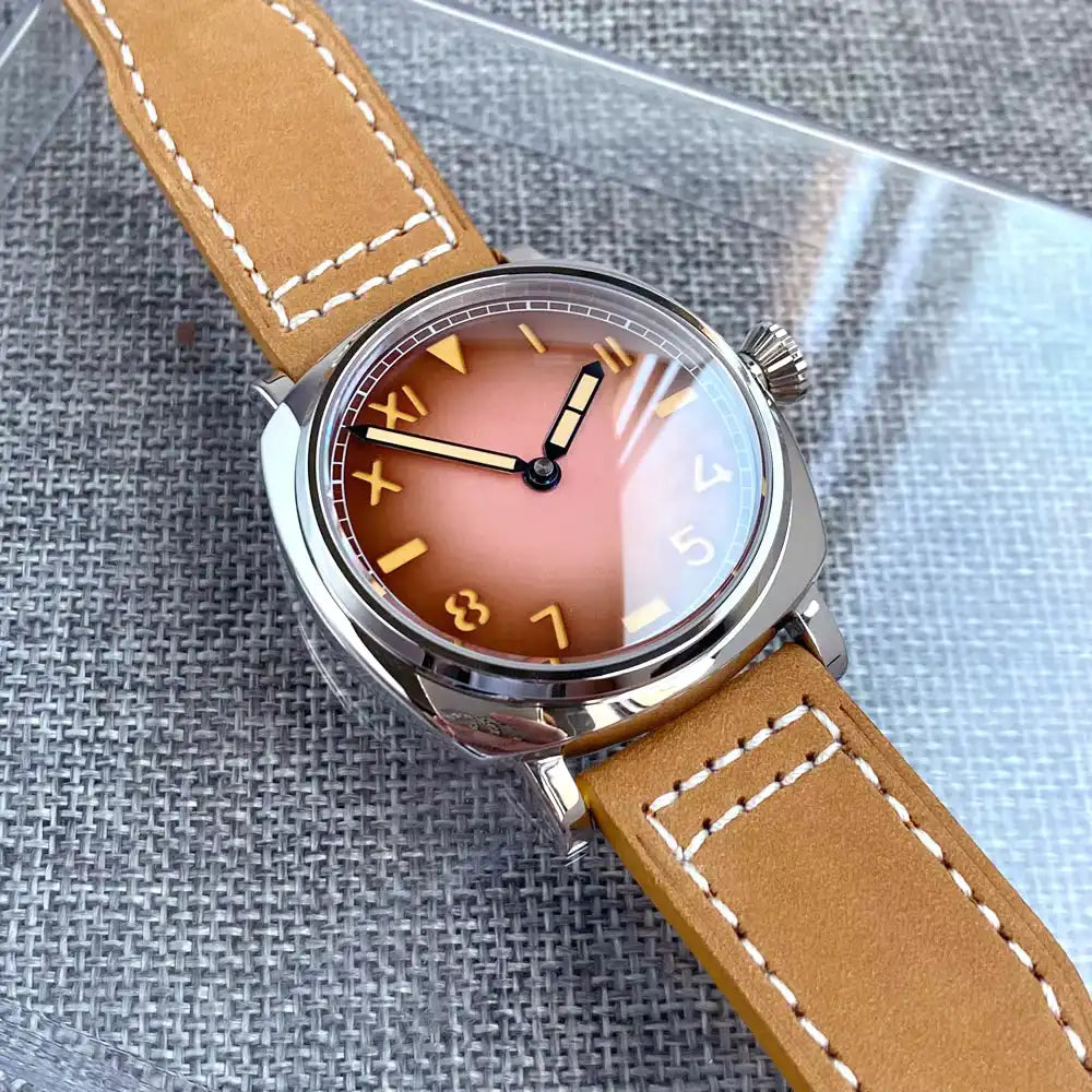 Tandorio Radiomir Homage TD113A 42mm Square California Watch  NH35 PT5000 AR Sapphire 20bar