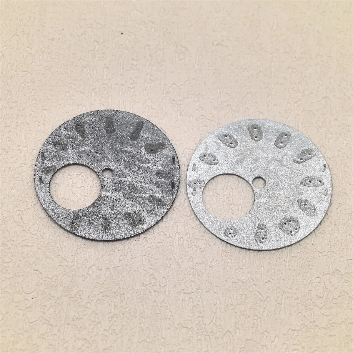 28.5mm Honeycomb Texture Watch Dial Hands Set Green Luminous Faces for NH34 NH38 Movement