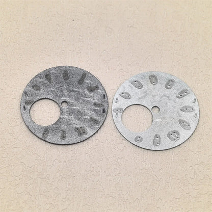 28.5mm Honeycomb Texture Watch Dial Hands Set Green Luminous Faces for NH34 NH38 Movement