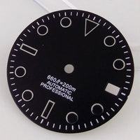 A black dial