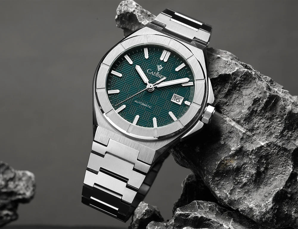 CADISEN Dress Watch C8242 40MM AR Sapphire Seiko NH35 Movt Royal Oak Mod