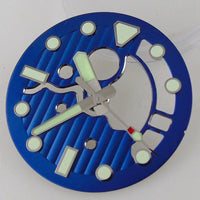 blue dial hand