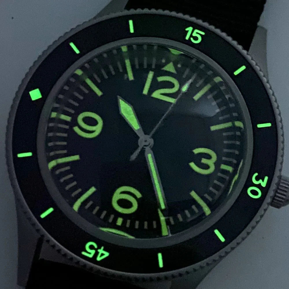 Tandorio Fifty FATHOMS Diver TD223 20bar NH35 PT5000 Sapphire 40mm