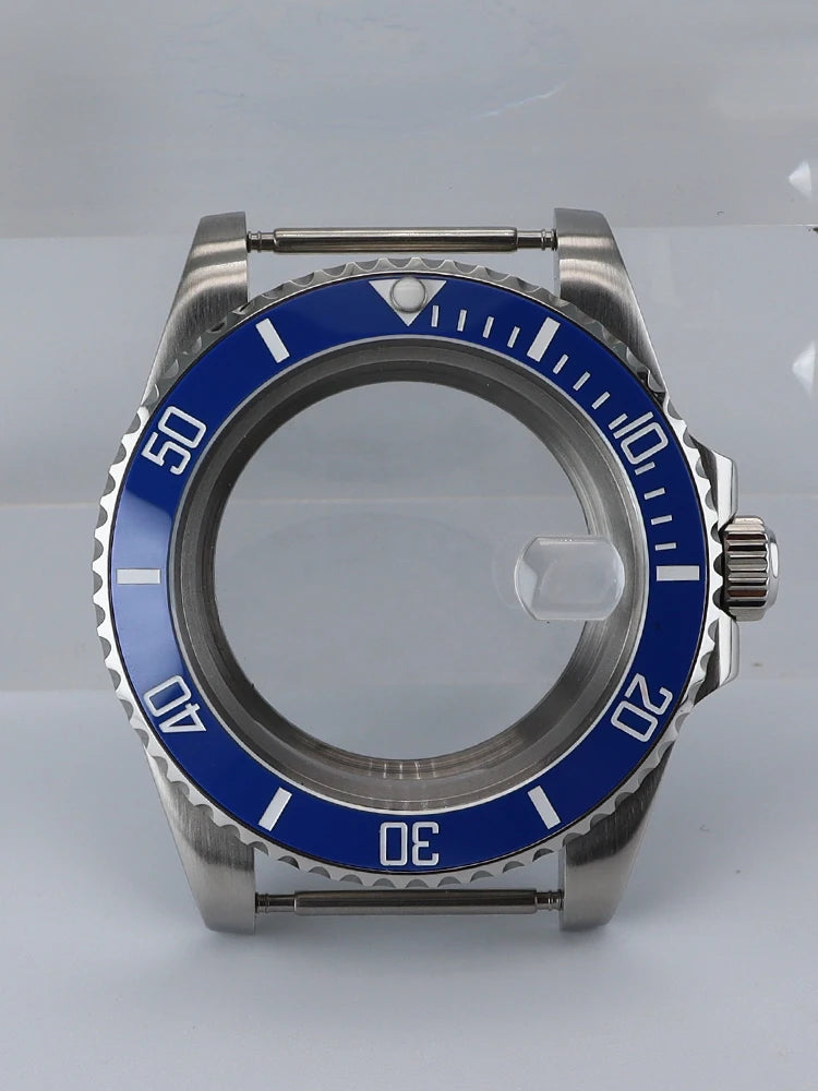 NH35 40mm SUB Black Ceramic Insert Watch Case Sapphire For NH34 NH35 NH36 NH38 4R36 Miyot8215 ETA2824 Movement 20ATM Waterproof