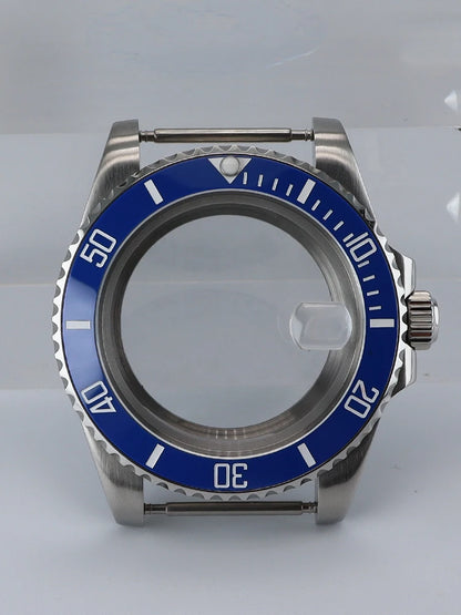 NH35 40mm SUB Black Ceramic Insert Watch Case Sapphire For NH34 NH35 NH36 NH38 4R36 Miyot8215 ETA2824 Movement 20ATM Waterproof