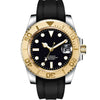 Corgeut 3002 Dive WatchNH35 / miyota 8215 40mm Yacht Watch Two Tone Gold Ceremic Bezel10bar Sapphire