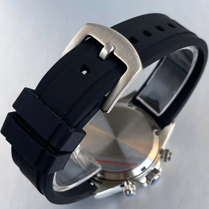 Tandorio Daytona TD401 Chronograph Watch Sapphire Tachymeter Japan VK63 Quartz 39MM 5Bar