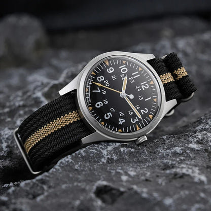 Militado ML07 Military Watch VH31 Quartz Sapphire Luminous AR Coating 10bar