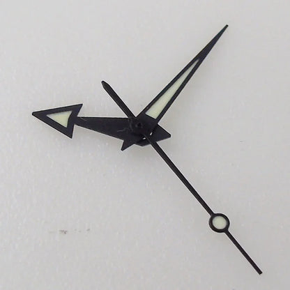 Sterile 31mm Silver Watch Dial for Seik0 N H35 N H36 Movement Green Luminous Di ving Wristwatch Accessories