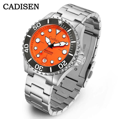 Cadisen C8232 Submariner DIVER  NH35A 100M Waterproof Luminous AR Sapphire 40MM
