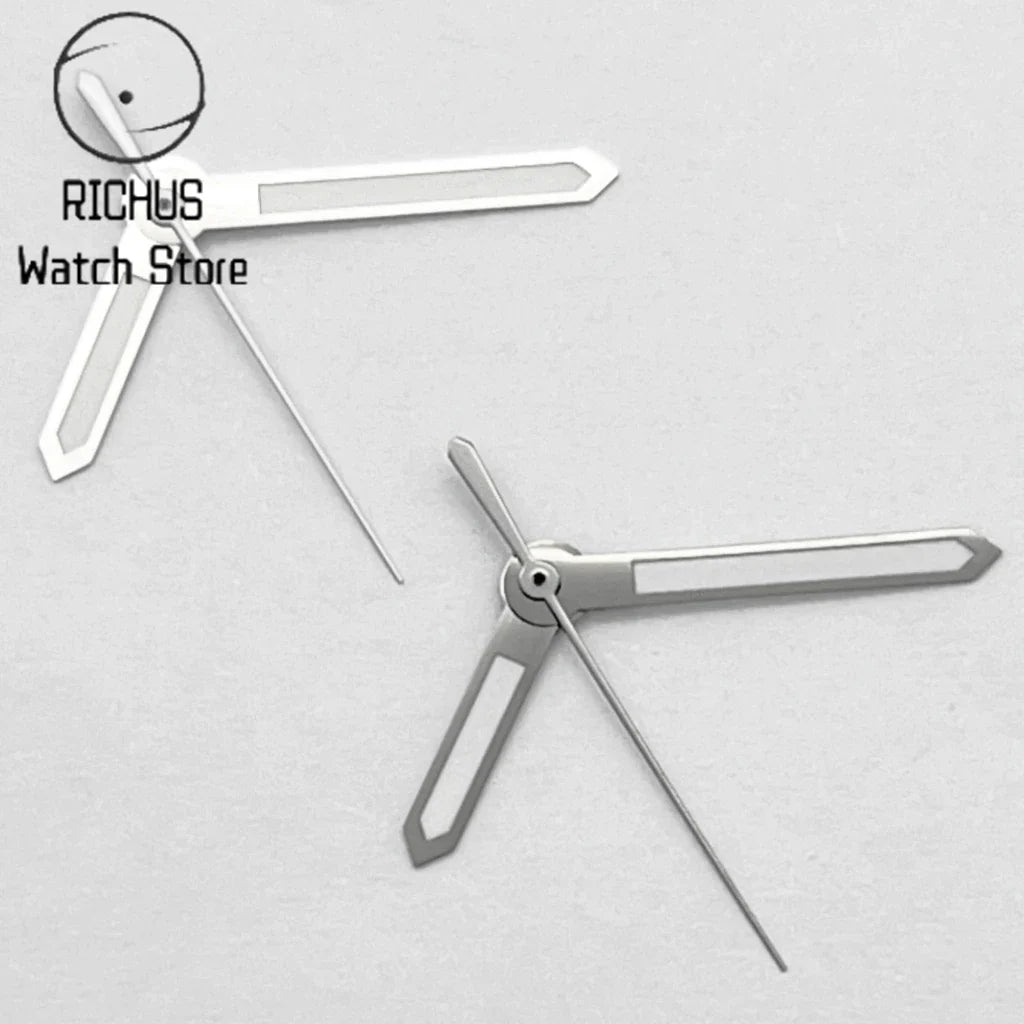 Wide NH35 Watch Hands Green Luminous Fit NH35 NH36 PT5000 ETA2836 2824 DG2813 3804 Miyota8215 8205 821A Movement Watch Accessories