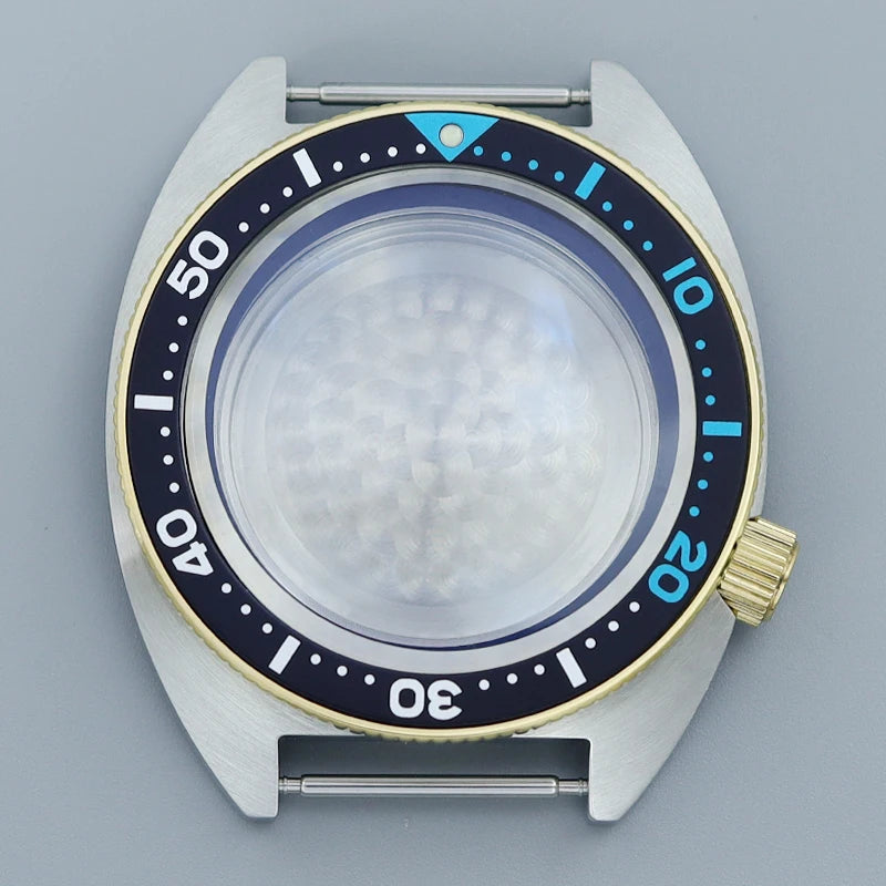41mm NH35 Watch Case Stainless Steel Accessories For NH35 NH34 Mod Abalone NH36 NH70 Movement 28.5mm Dial Sapphire Crystal Glass