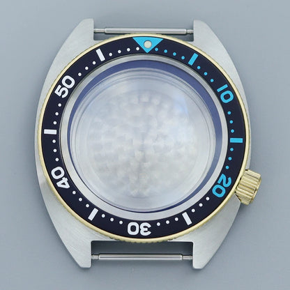 41mm NH35 Watch Case Stainless Steel Accessories For NH35 NH34 Mod Abalone NH36 NH70 Movement 28.5mm Dial Sapphire Crystal Glass